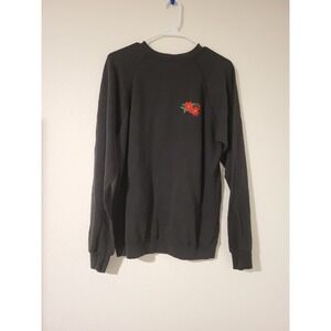 Vintage Hanes Activewear Sweatshirt with‎ Floral Embroidery